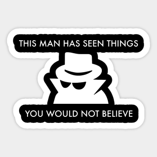 INCOGNITO MODE GUY Sticker